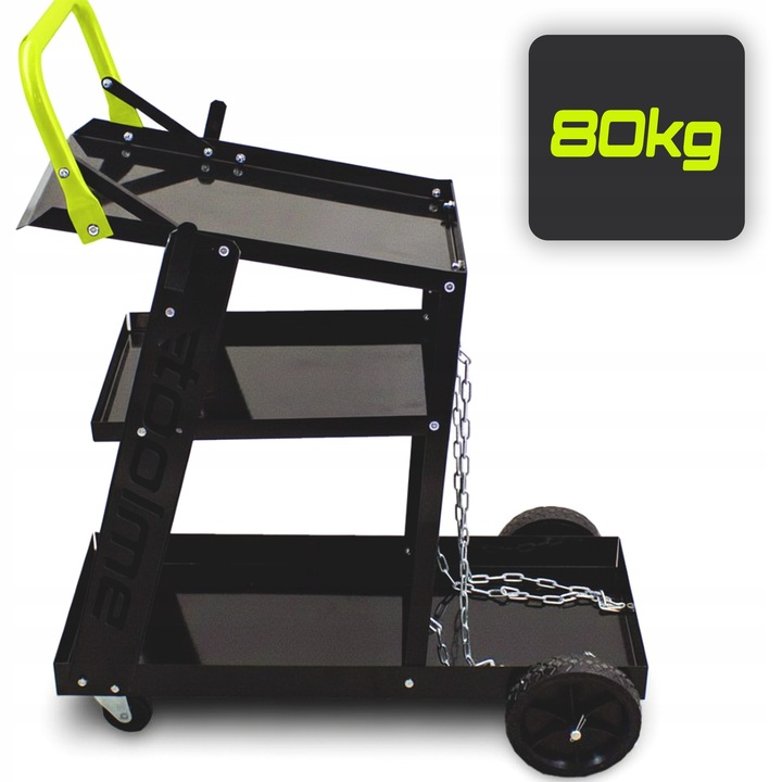 WÓZEK SPAWALNICZY DO SPAWAREK z półką na butle na kółkach TOOLME TM210