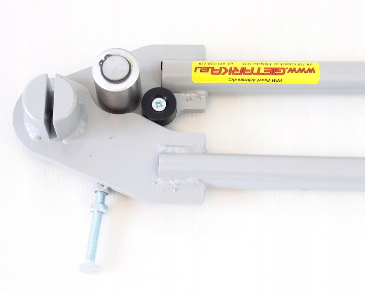 Giętarka do haków rynnowych bednarki prętów. Rowek 6x36mm