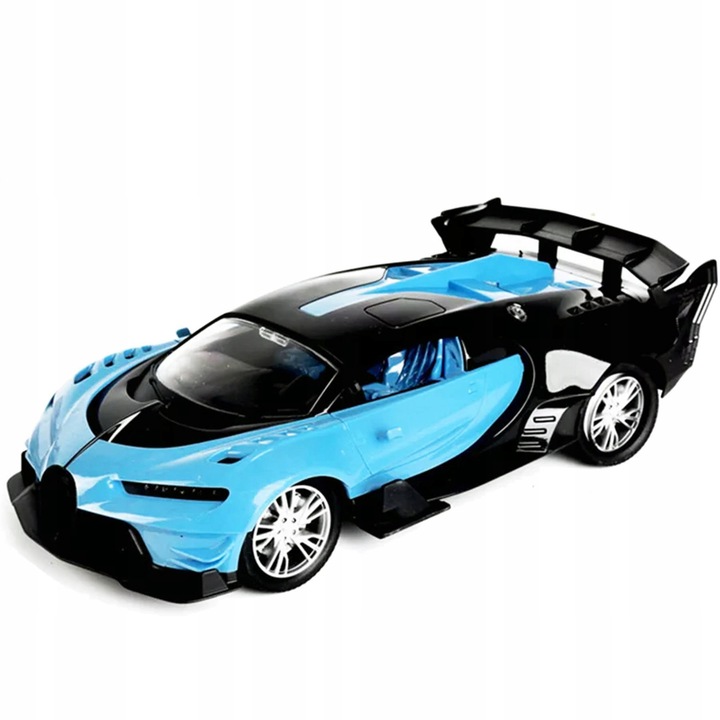 Samochód ZDALNIE STEROWANY RC AUTO KIEROWNICA PEDAŁY Niebieski