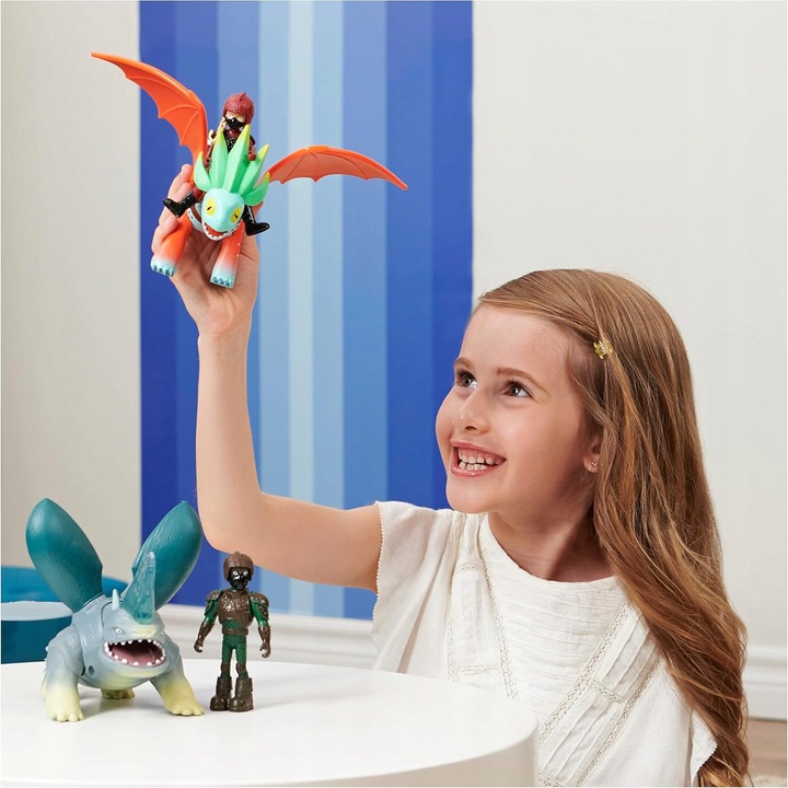 ALEX I SMOK PIÓRKA JAK WYTRESOWAĆ SMOKA ZESTAW FIGURKI DRAGONS