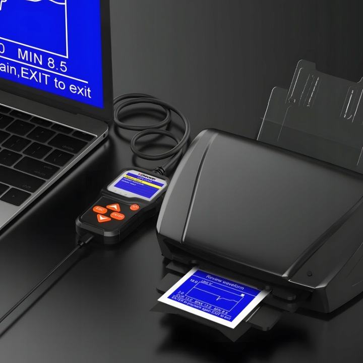 Tester Akumulatorów Konnwei KW650 z LCD Miernik Rozruchu Cyfrowy 6V 12V USB