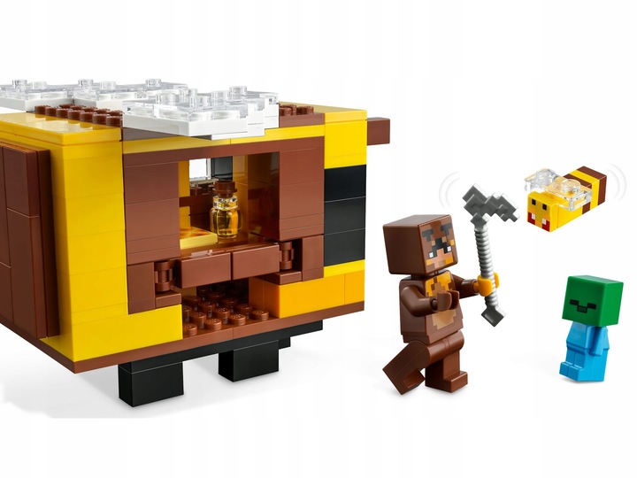 LEGO Minecraft Pszczeli ul 21241 + Plaża zółwi 30432