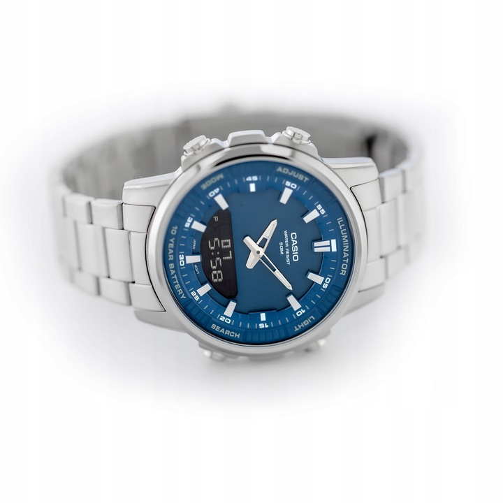 ZEGAREK MĘSKI CASIO AMW-880D-2A1 + BOX +GRAWER