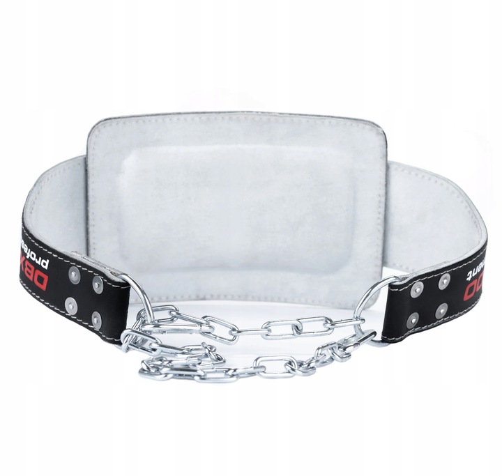 PAS OBCIĄŻENIOWY DIP BELT ZE SKÓRY DO DIPÓW I PODCIĄGANIA DBX BUSHIDO WB-1