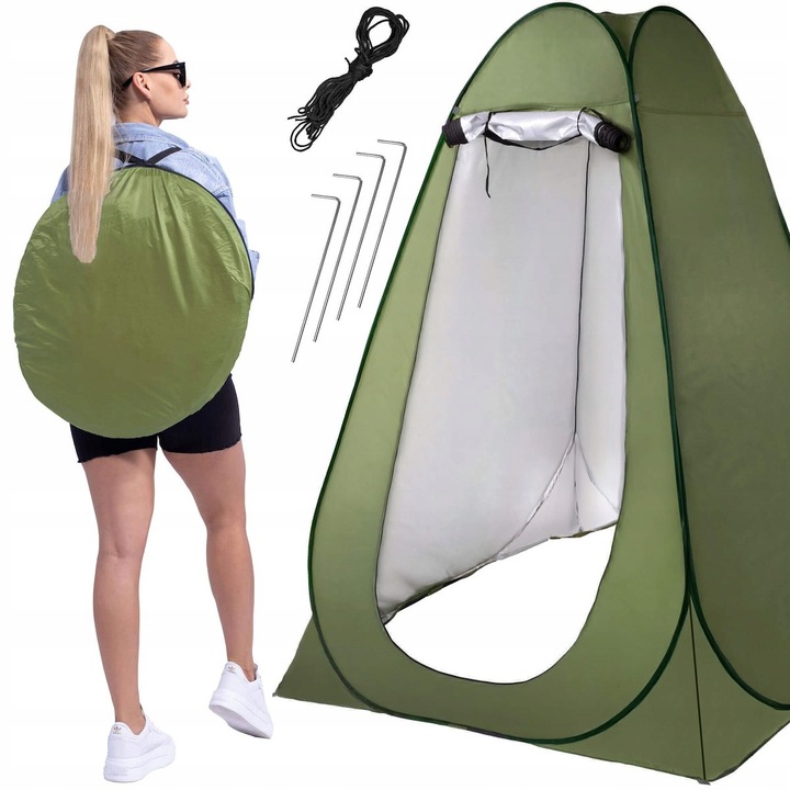 NAMIOT NA PRYSZNIC TOALETA WC PRZEBIERALNIA PRZENOŚNA KEMPINGOWY PLAŻOWY