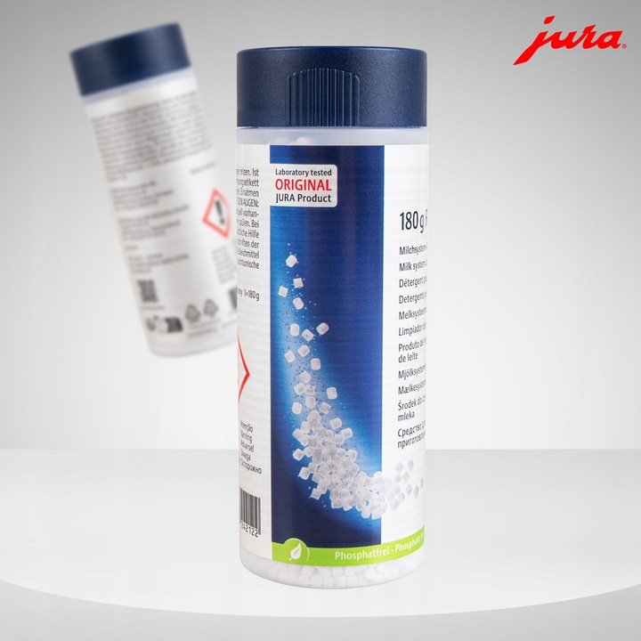 TABLETKI PREPARAT ŚRODEK DO CZYSZCZENIA SYSTEMU MLECZNEGO MLEKA JURA 180G