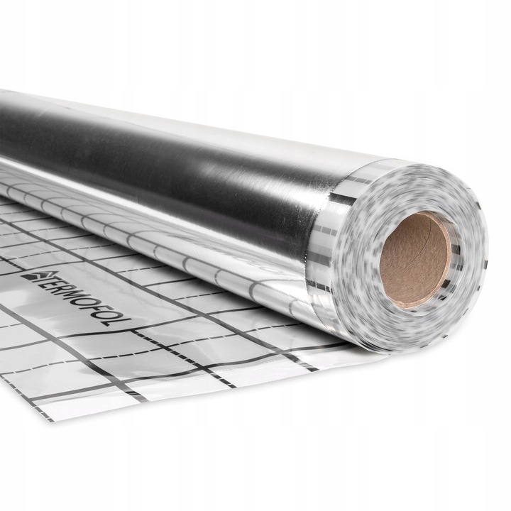 FOLIA OGRZEWANIA PODŁOGOWEGO refleksyjna rolka 50m szerokość 105cm TERMOFOL