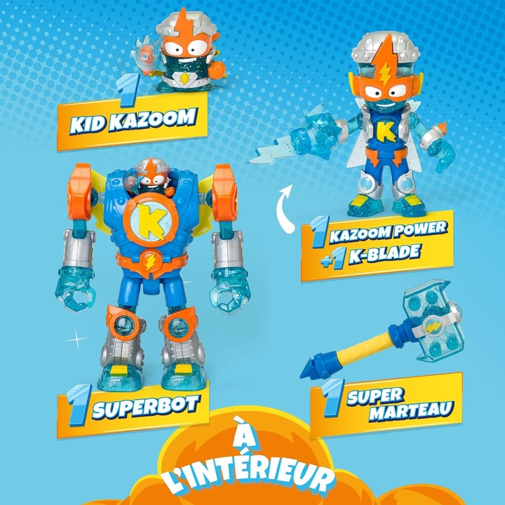 SuperThings Superbot Kazoom Power Super Zings Things robot figurka Kazoom