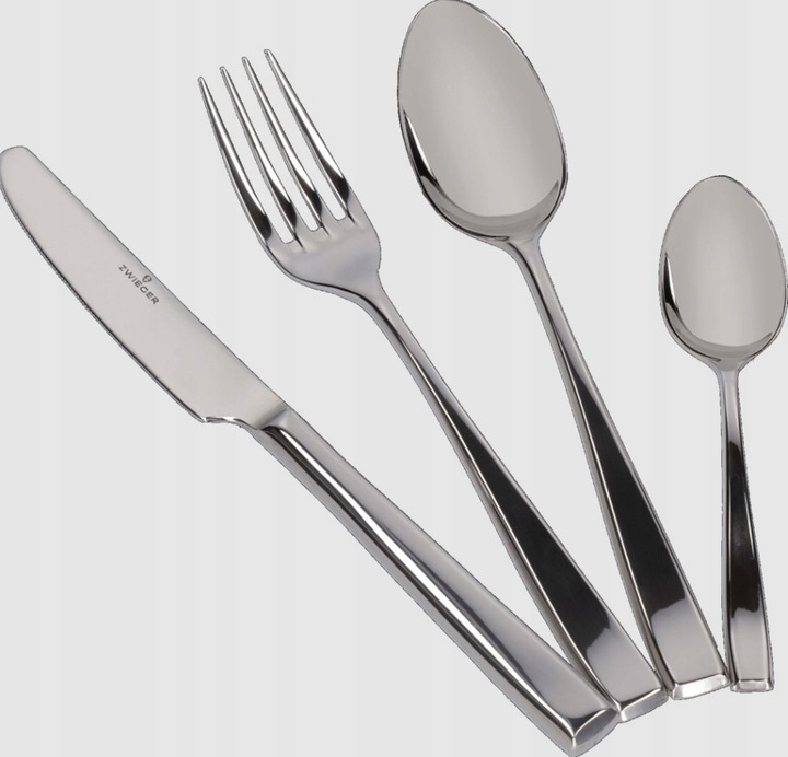 ZWIEGER TOLEDO ZESTAW SZTUĆCÓW 24 EL 6 OSÓB POŁYSK STAL NIERDZEWNA
