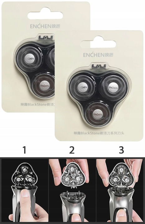 Enchen Blackstone golarka elektryczna + 2 ostrza