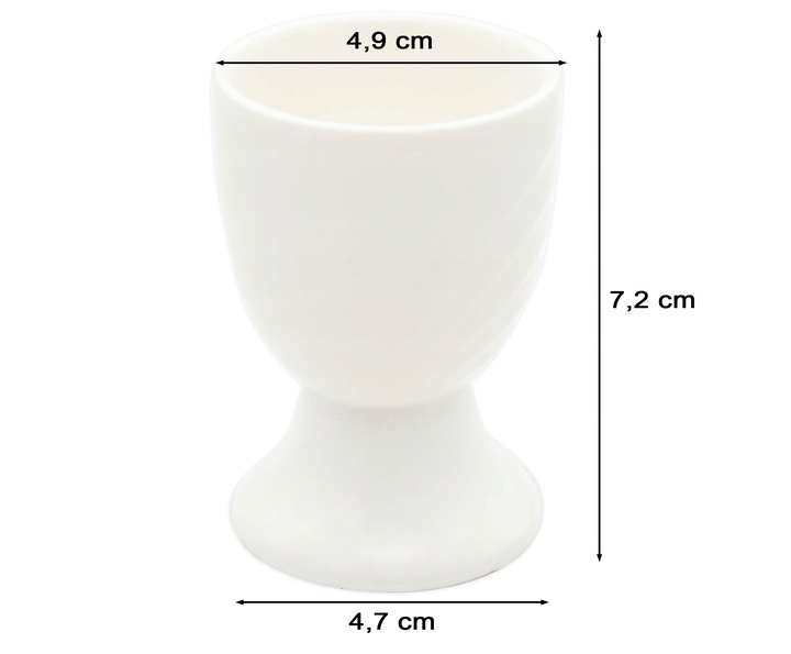 ZESTAW 6X KIELISZEK PODSTAWKA POD JAJKO DO JAJEK NA JAJKA WIELKANOC