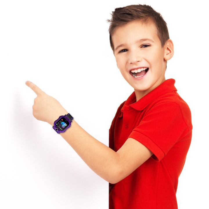 SMARTWATCH DLA DZIECI ZEGAREK GPS LOKALIZATOR SOS KARTA SIM LATARKA KAMERA