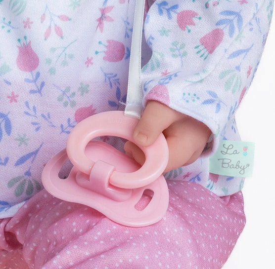 Duża lalka bobas, smoczek i butelka z mlekiem, Berenguer 15345, 51cm