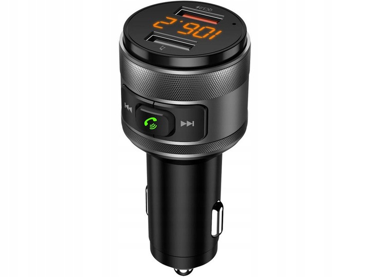 Transmiter samochodowy C57 Bluetooth FM szybkie ładowanie QC 3.0 61B239