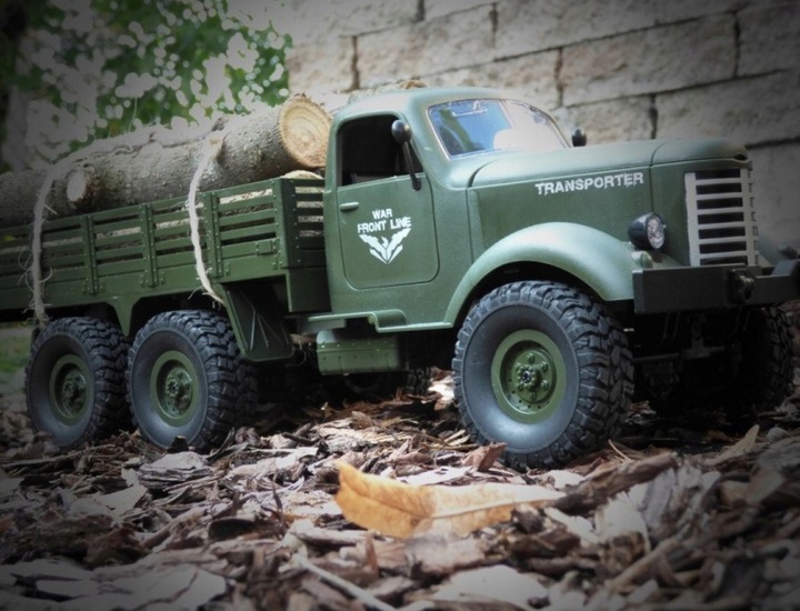 Zdalnie Sterowane Auto, Wojskowy Transporter Ciężarówka Wojskowa