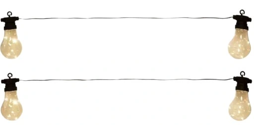 Sznur oświetleniowy Lampki żarówki 6,55m 8x LED