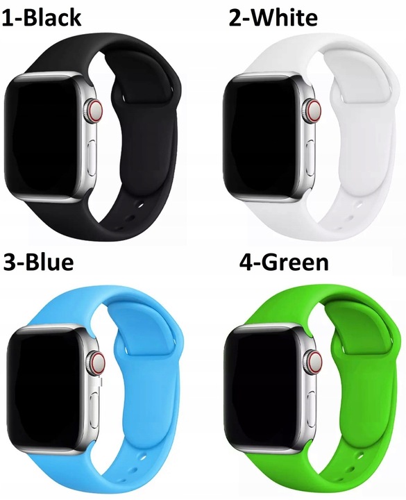 PASEK DO APPLE WATCH 2 3 4 5 6 7 8 9 SE ULTRA 2 38/40/41/42/44/45/49m Sport