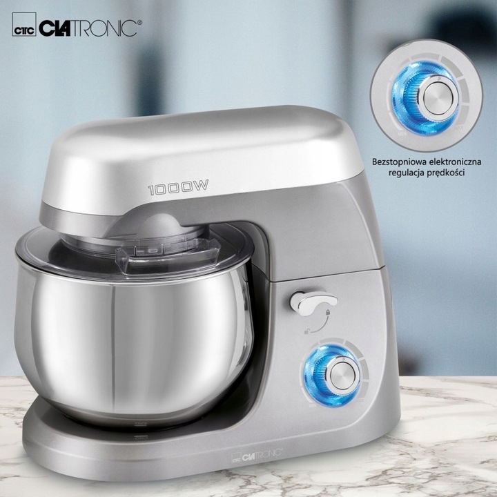 CLATRONIC PLANETARNY ROBOT KUCHENNY UGNIATARKA BLENDER MIKSER 1000W