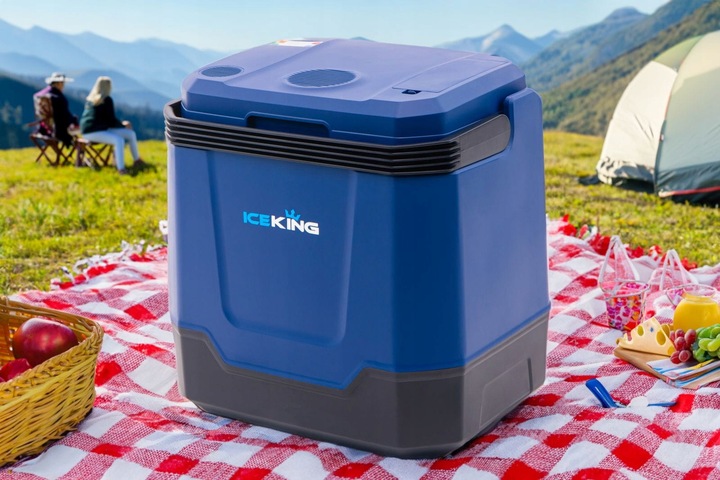 LODÓWKA TURYSTYCZNA 35L Z FUNKCJĄ GRZANIA 12V USB GŁOŚNIK BLUETOOTH +GRATIS