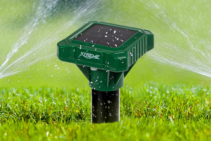 SOLARNY ODSTRASZACZ KRETÓW MOCNY NA GRYZONIE IP65 DO 560m 50-60dB 2SZT.