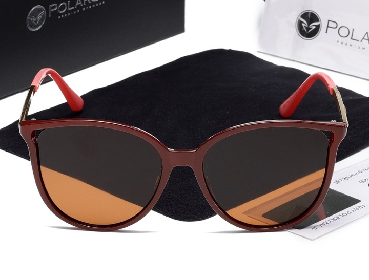 Ekskluzywne okulary polaryzacyjne z kryształkami