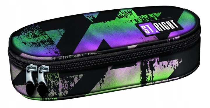 Plecak szkolny młodzieżowy ST.RIGHT kolorowe wzory, HOLO IMPRESSION