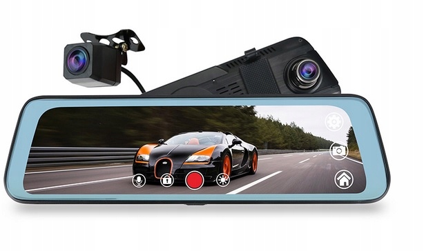 Wideorejestrator 9.66 CALA FullHD kamera w ramce