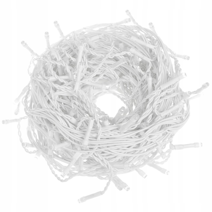 LAMPKI CHOINKOWE 300LED ZEWNĘTRZNE SOPLE KURTYNA 14,5m ZIMNE BIAŁE GIRLANDA