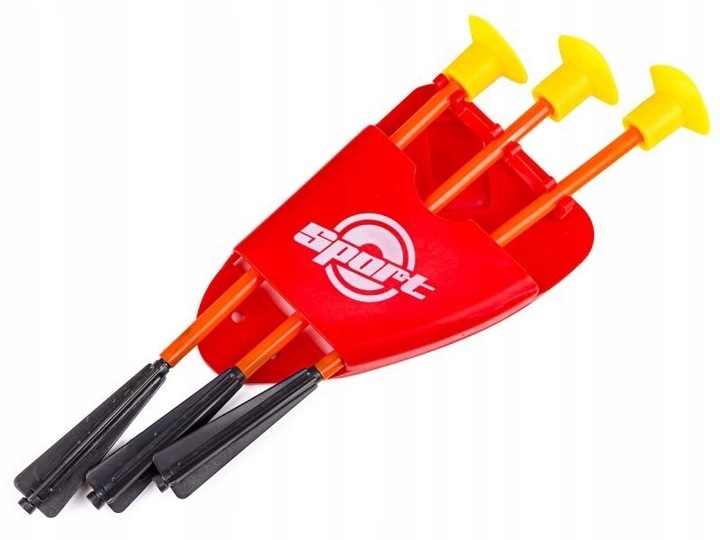 Kusza Łuk Dla Dzieci z Celownikiem LASER Kołczan Tarcza Strzały Przyssawki