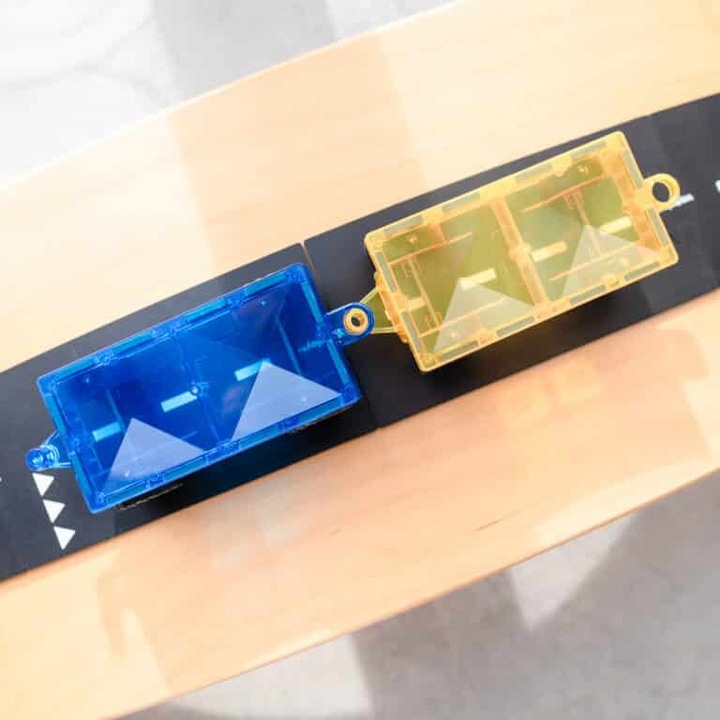 Connetix Klocki magnetyczne Rainbow Car Pack 2 Connetix autka pociągi