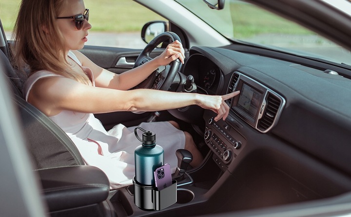 Uchwyt na Kubek do Samochodu Auta Telefon Napoje Butelki Kawę Puszkę Cup