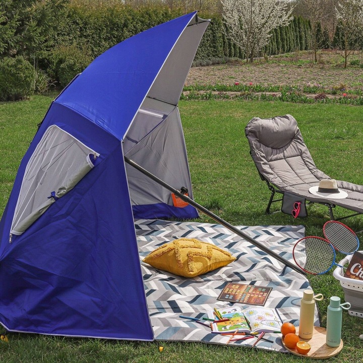 KOC PLAŻOWY Piknikowy z IZOLACJĄ Mata Polarowy DUŻY Tadar 200 x 200 cm