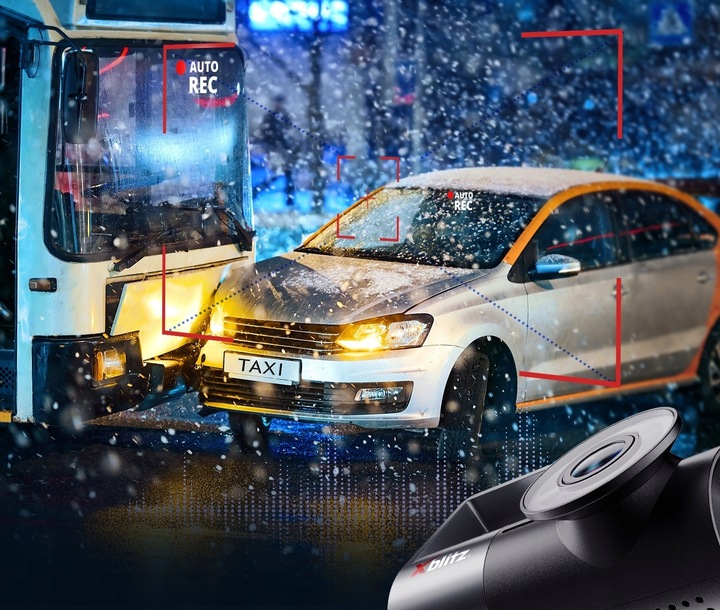 WIDEOREJESTRATOR DO AUTA SAMOCHODU XBLITZ Z10 SLIM DVR FULL HD WIFI KAMERA