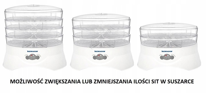 SUSZARKA DO GRZYBÓW,WARZYW,NIEWIADÓW 300W DUŻA 17L