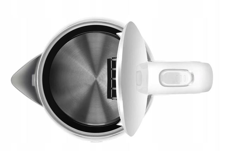 CZAJNIK AMICA KF1011 1,7L 2200W STRIX EASYOPEN FILTR OBROTOWA BAZA BIAŁY