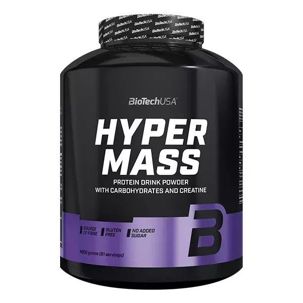 BIOTECH USA HYPER MASS 5000 4000g GAINER NA MASĘ + SHAKER + PRÓBKA ISO WHEY