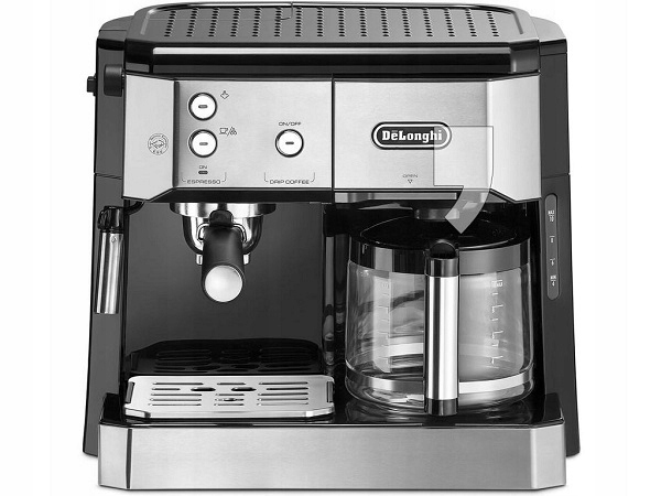 Ekspres do kawy kolbowy ciśnieniowo przelewowy Delonghi BCO421.S (P)