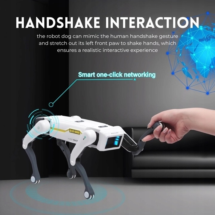 iUni 8002 Inteligentny Robot Pies, Zdalne Sterowanie, Ponad 25 Funkcji