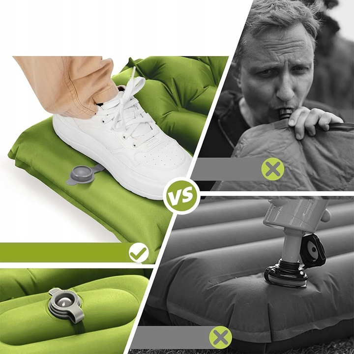 MATA SAMOPOMPUJĄCA KARIMATA 196x68x8CM Z PODUSZKĄ