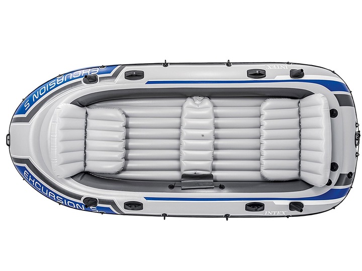 Łódź Intex 68325 EXCURSION 5 Set INTEX szary