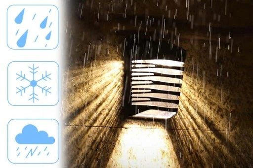 10x Lampka Solarna Elewacyjna LED z Czujnikiem