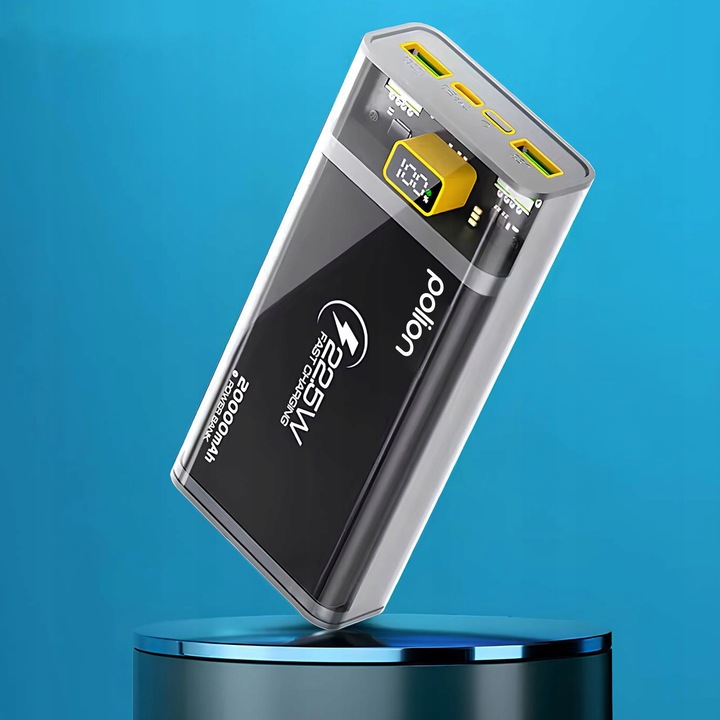 Powerbank POLION Szybkie Ładowanie 22.5W 20000mAh USB-C USB-A PD3.0 QC3.0