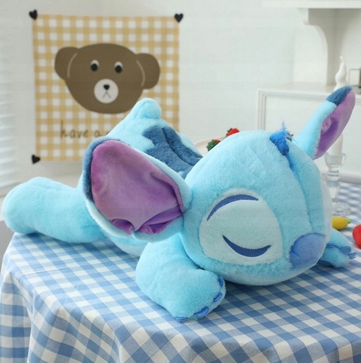 LILO I STICH STITCH DUŻY WIELKA MASKOTKA SŁODKA PREZENT KOC PODUSZKA