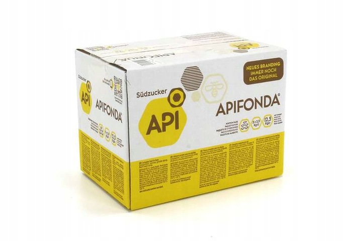 Pokarm dla pszczół ciasto APIFONDA świeży FONDANT 2,5 x 5 SUDZUCKER