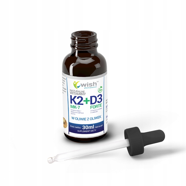 Witamina K2 MK-7 + D3 Forte w Kroplach 30ml