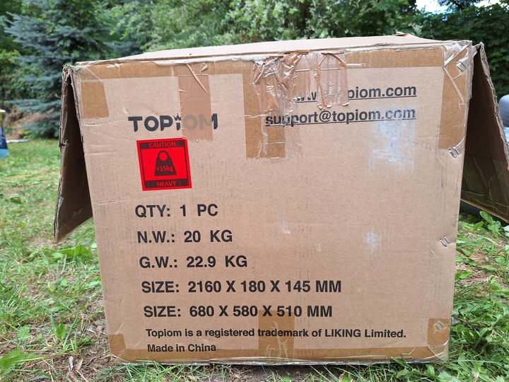 Intex 68324 Ponton Excursion 4 łódź zestaw 315 cm uszkodzony