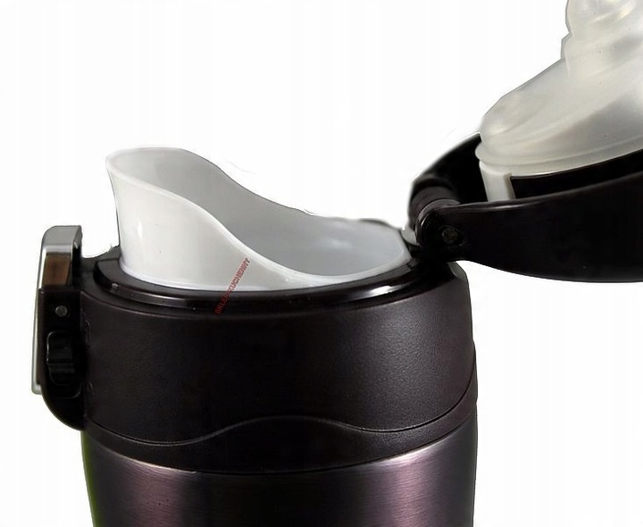 Elegancki Niebieski KUBEK TERMICZNY 450ml TERMOS Stalowy Bidon Maestro Blue