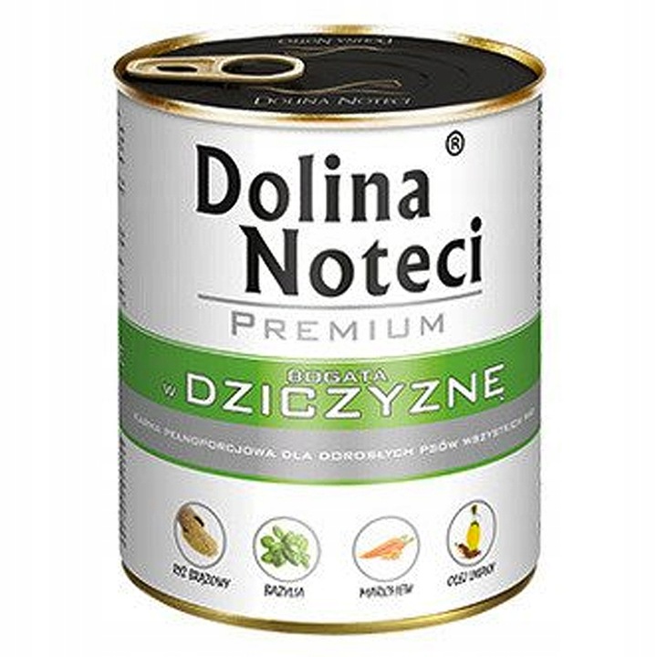 DOLINA NOTECI Premium Mokra karma dla psa MIX SMAKÓW 12x800g