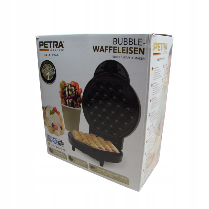 PETRA - Gofrownica bąbelkowa | 1000 W | - Gofry bąbelkowe