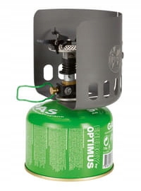 Osłona na palnik Optimus Clip-on Windshield for Gas Canisters szary